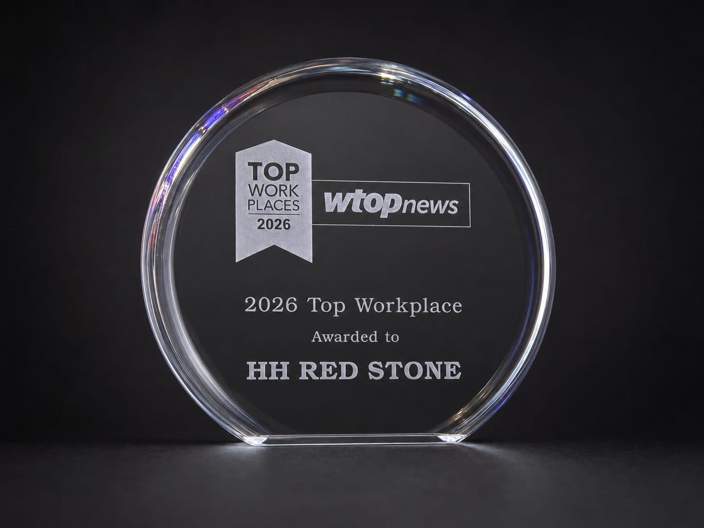 HH Red Stone nombrado uno de los mejores lugares para trabajar en 2026 por WTOP News, reflejando una cultura impulsada por los empleados