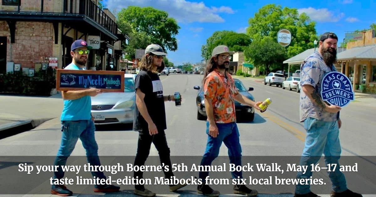 Boerne Celebra la Semana de la Cerveza Artesanal Estadounidense con su 5.° Bock Walk Anual, Destacando Cervecerías Locales y su Impacto Comunitario