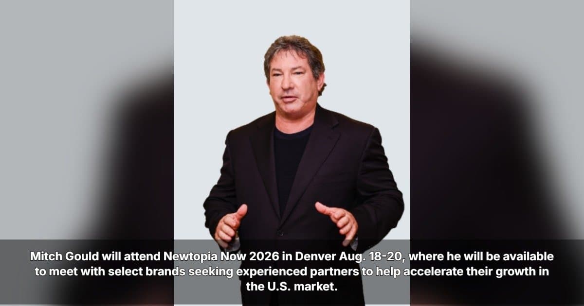 Mitch Gould de NPI se reunirá con marcas selectas en Newtopia Now