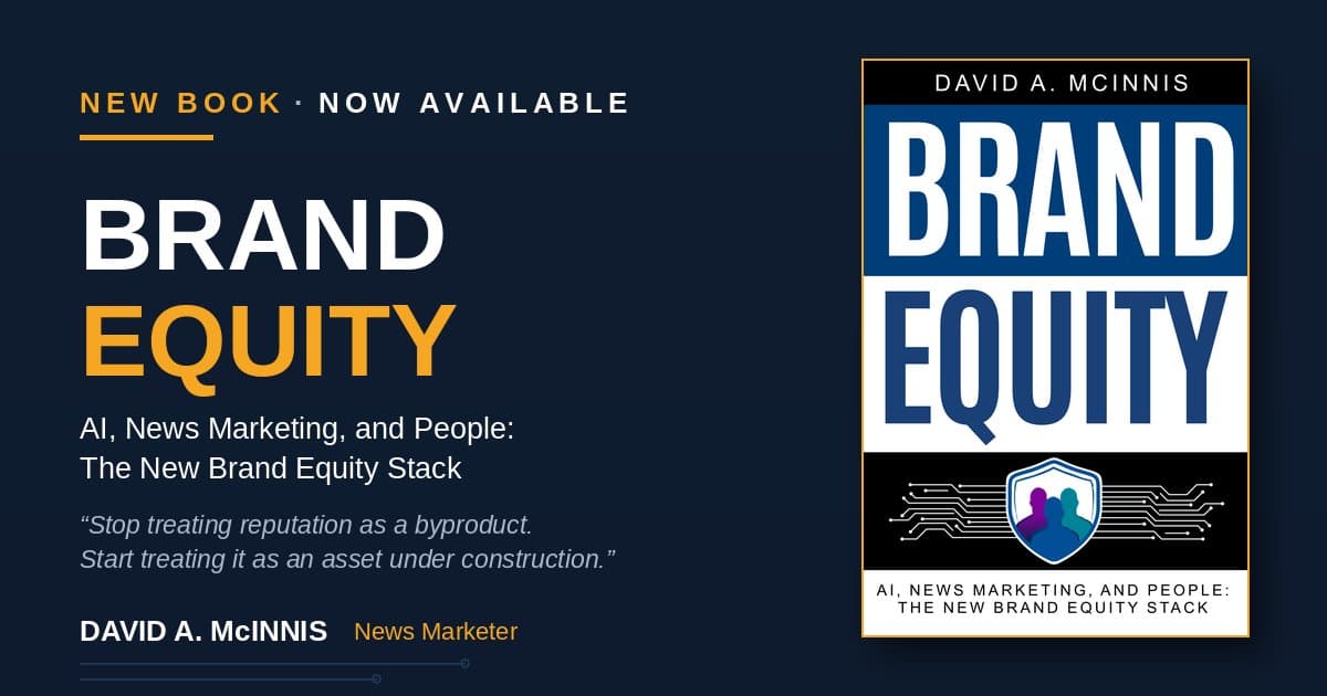 New Book by PRWeb Founder Redefines Brand Equity for the AI Era