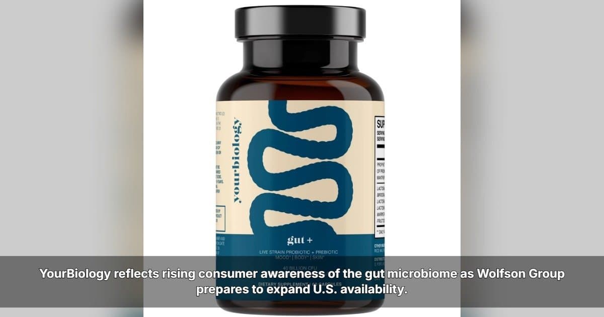 YourBiology Highlights Growing Consumer Interest in Gut Microbiome as Wolfson Group Expands U.S. Presence