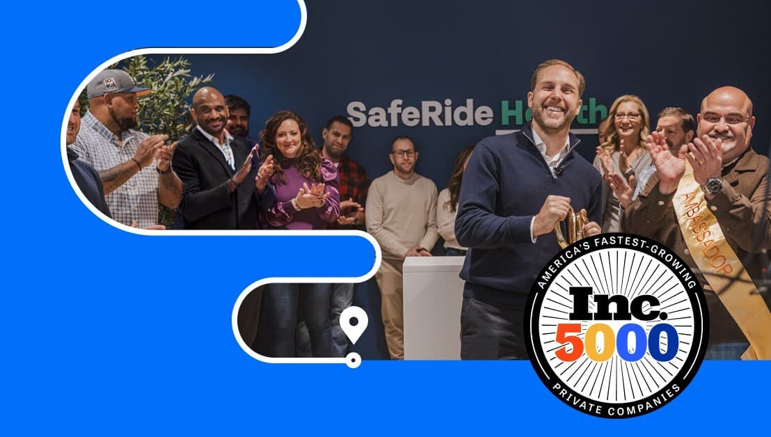 SafeRide Health reconocida entre las empresas privadas de más rápido crecimiento de Estados Unidos en la lista Inc. 5000 de 2025