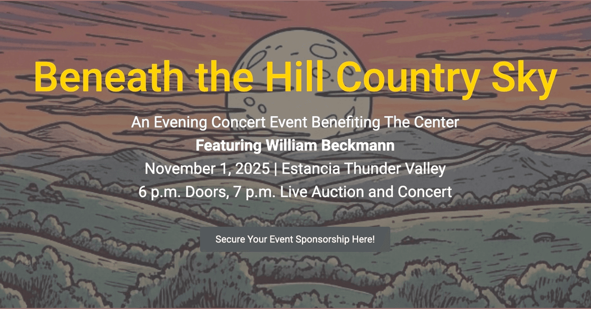 El Centro organiza un concierto benéfico exclusivo para apoyar a adultos mayores en Hill Country