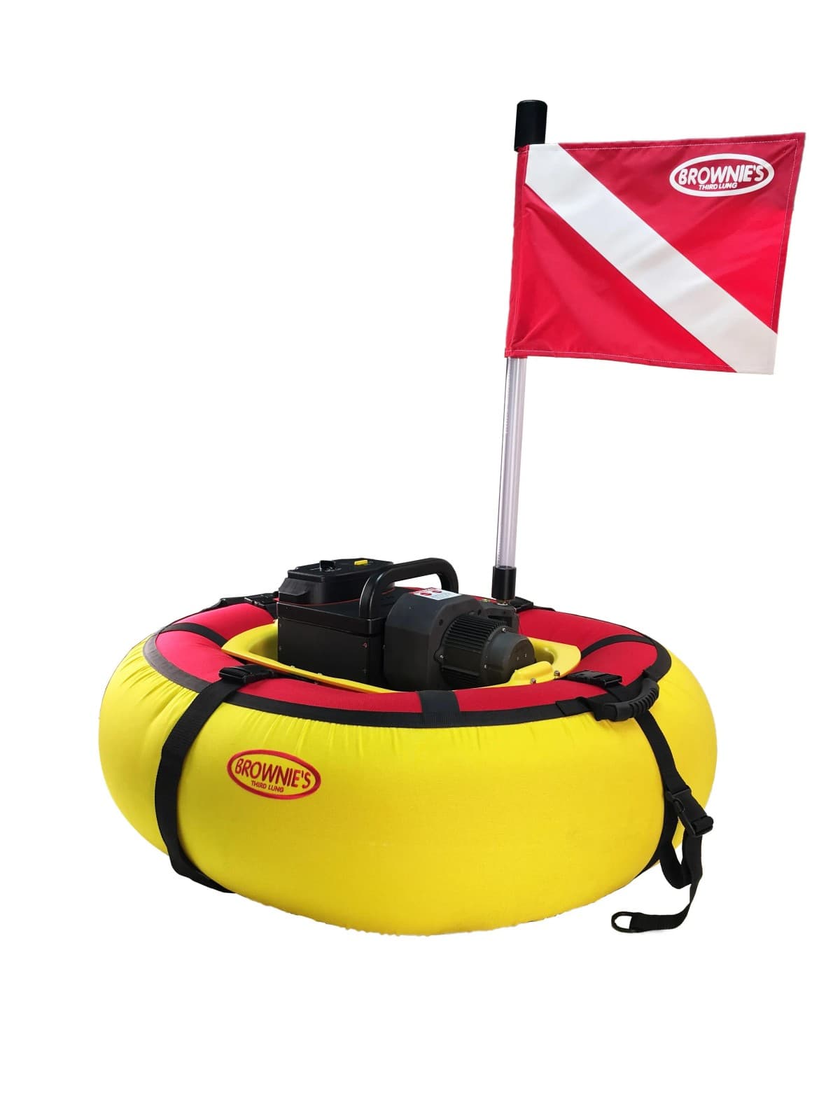 Brownie's THIRD LUNG Highlights Sea Lion Floating Hookah Diving System for Multi-Diver Operations