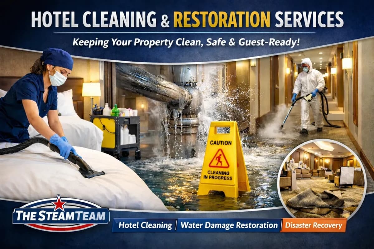 La industria hotelera de Austin depende de servicios especializados de limpieza y restauración para mantener sus estándares