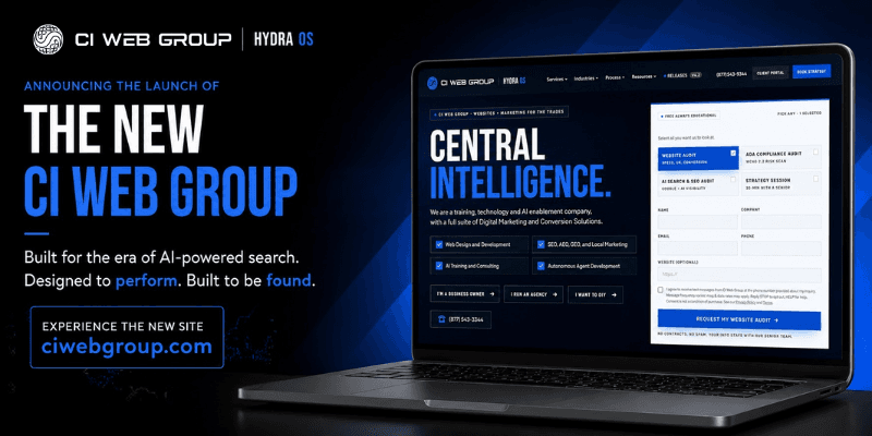 CI Web Group Relaunches Website to Dominate AI-Powered Search Results