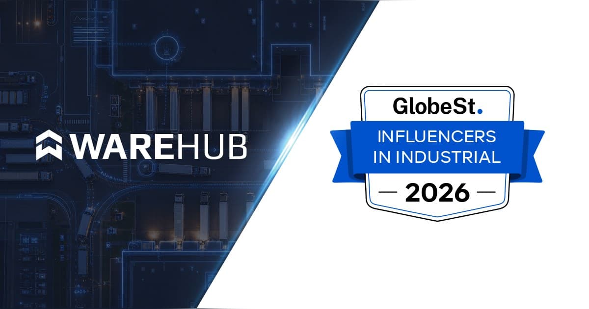 Warehub nombrado Influencer 2026 en Bienes Raíces Industriales por GlobeSt.com
