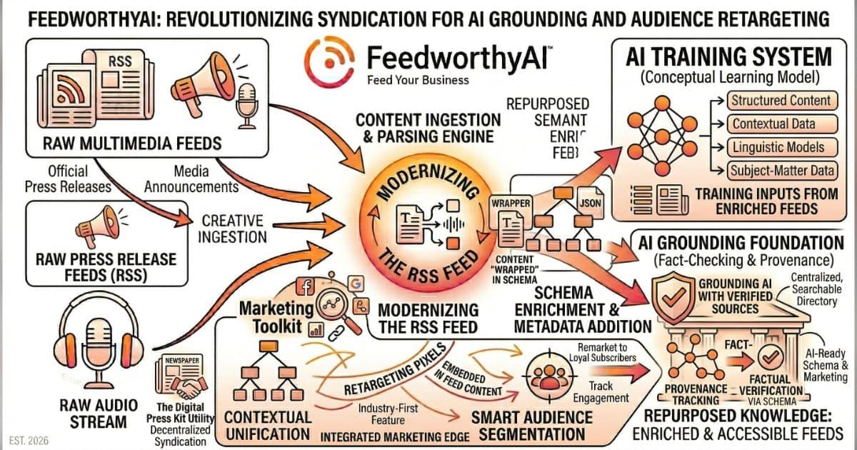 FeedworthyAI lanza una plataforma gratuita para modernizar RSS para las necesidades de IA y marketing