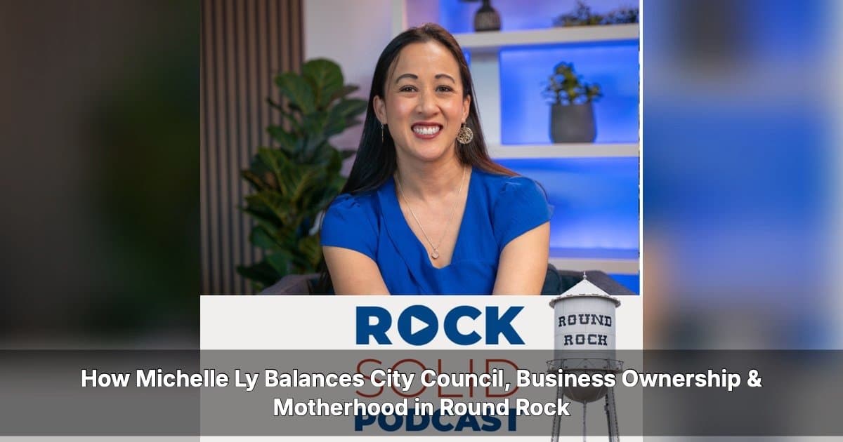 La concejal de Round Rock Michelle Ly equilibra negocios, servicio y familia en la creciente ciudad de Texas