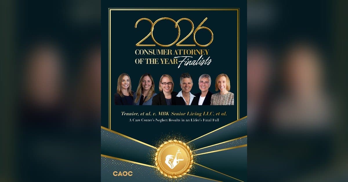 Seis Abogados de Stebner Gertler & Guadagni Nominados como Finalistas para el Premio al Mejor Abogado del Consumidor de California