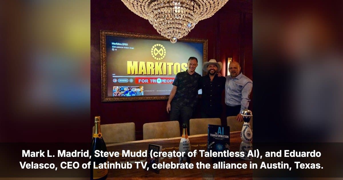 Mark L. Madrid se asocia con Latinhub TV para lanzar 'Markitos', impulsado por IA